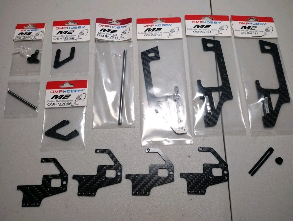 OMP Old M2 parts bundle ( round tail boom)