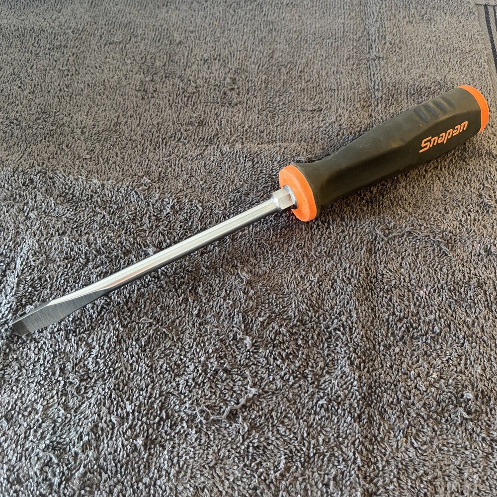 Snap On Tools SGD6A 5/16 Flat Tip Screwdriver 10 3/4" Long Soft Grip