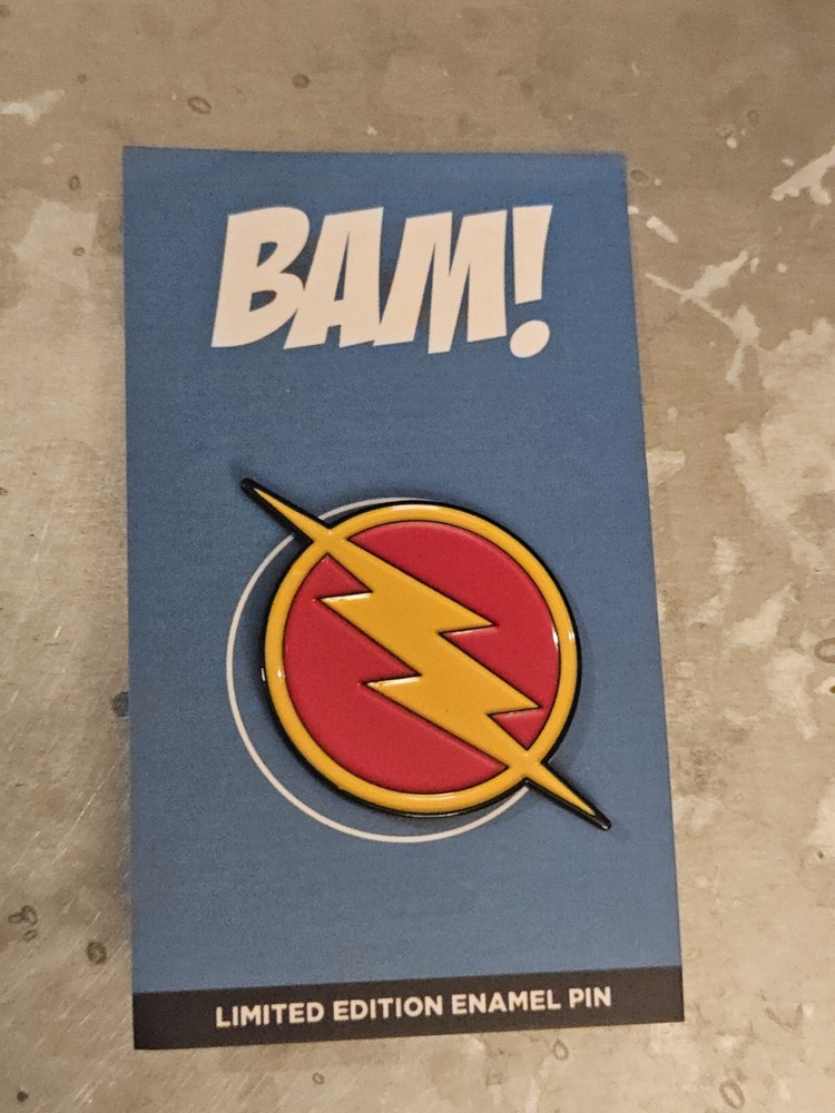 LTD ED Bam Box Pin ⚡FLASH - SPEED FORCE⚡Premium Enamel Pin