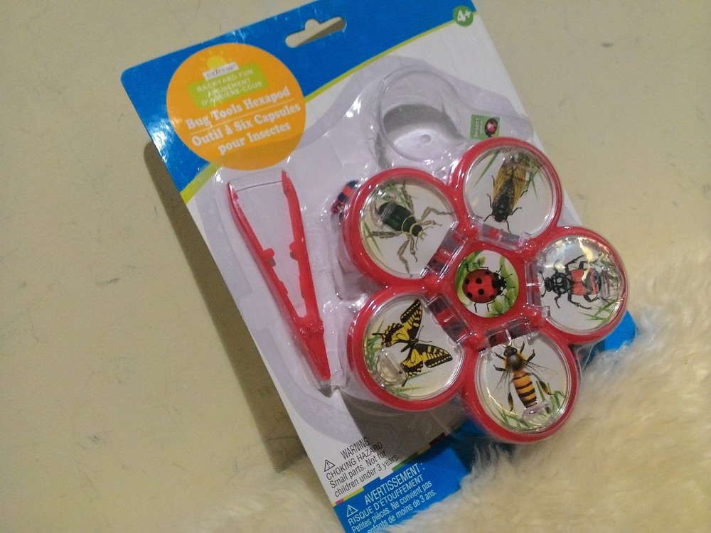 Back Yard 3pc Insect Cage Bug Tools Hexapod w/Catching Tools for Little Critters