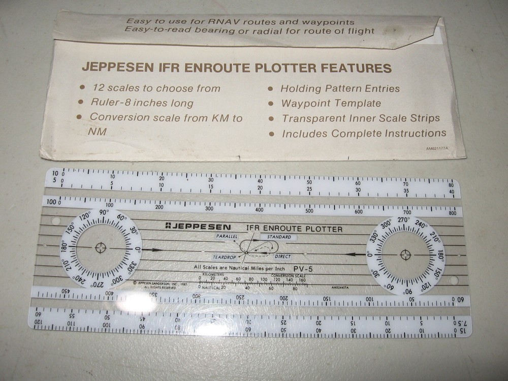 Jeppesen PV-5 IFR Enroute Plotter