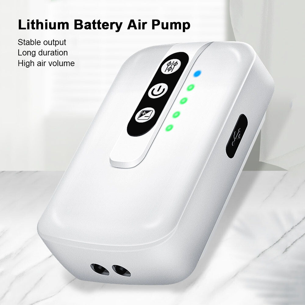Rechargeable Portable Rechargeable Air pump aquarium fish tank Oxygen Pump New
