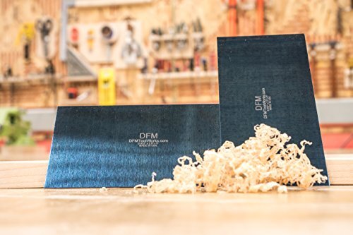 Blue Cabinet Scraper Rectangle Sets Multiple Sizes (2, 0.032" X 2.5" X 5")