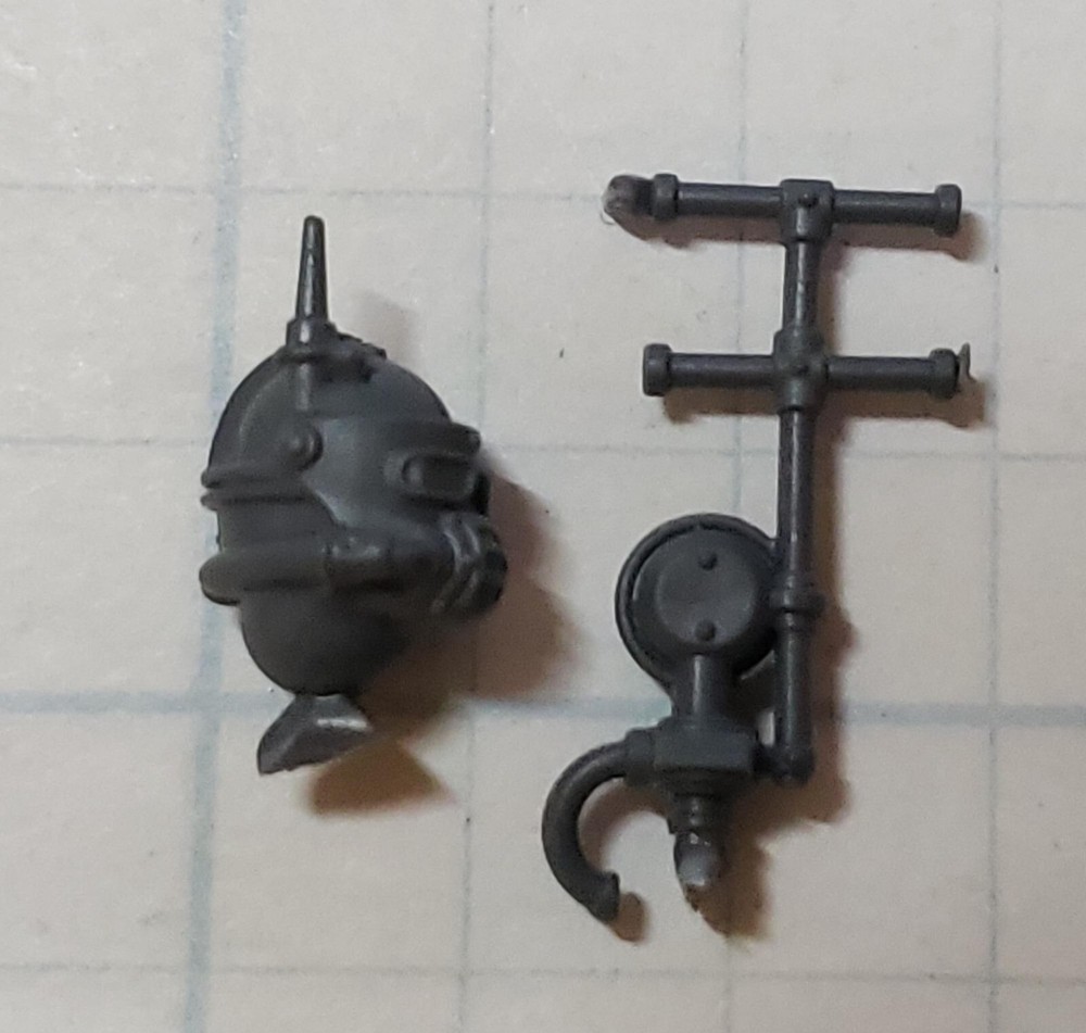Warhammer 30k Solar Auxilia Bits Command Section Vox Interlock w Comms Helmet