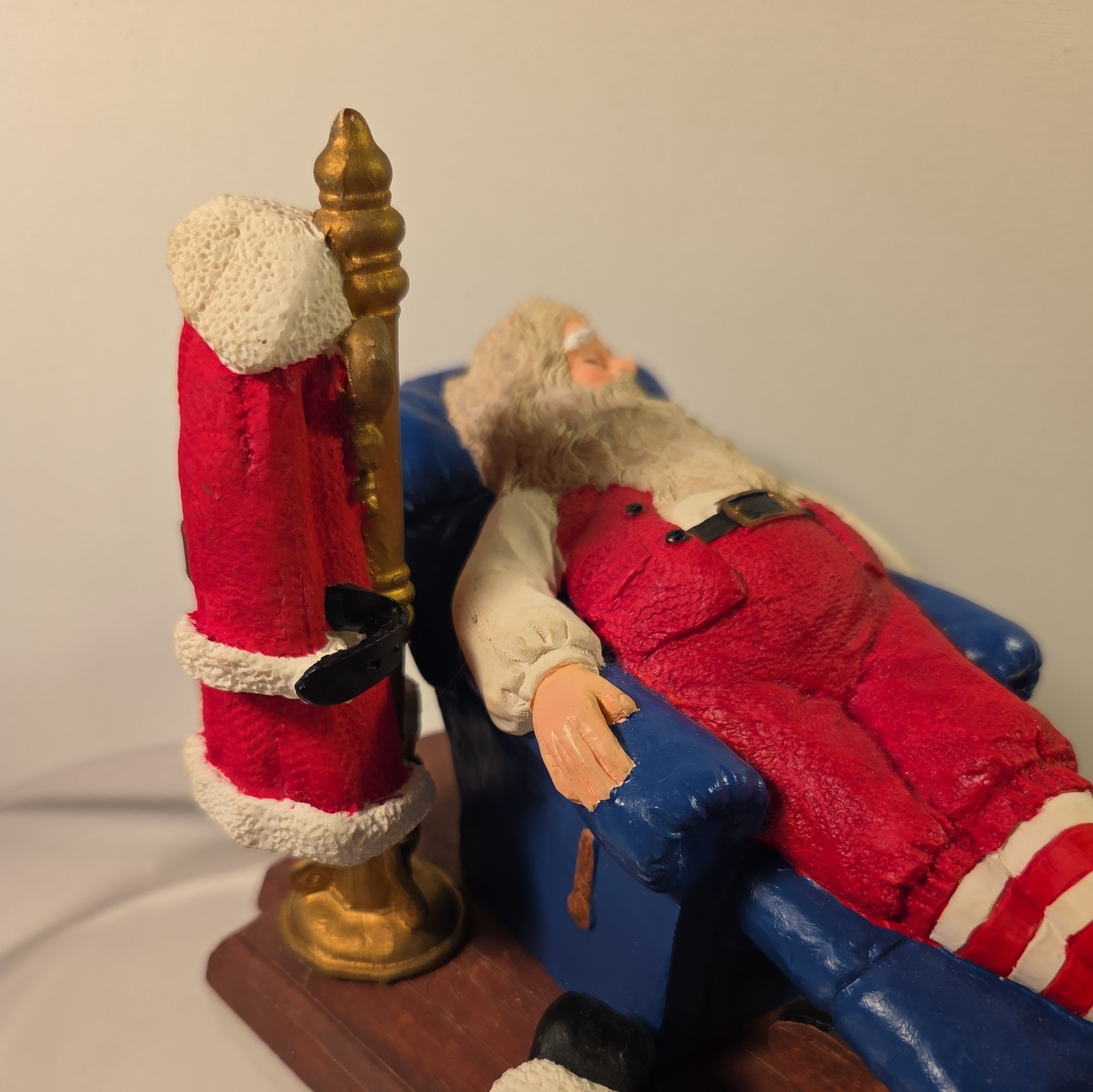 Christmas La-Z-Boy Santa Dog Sleeping Lazyboy Recliner 1994 Dec 26 Rare