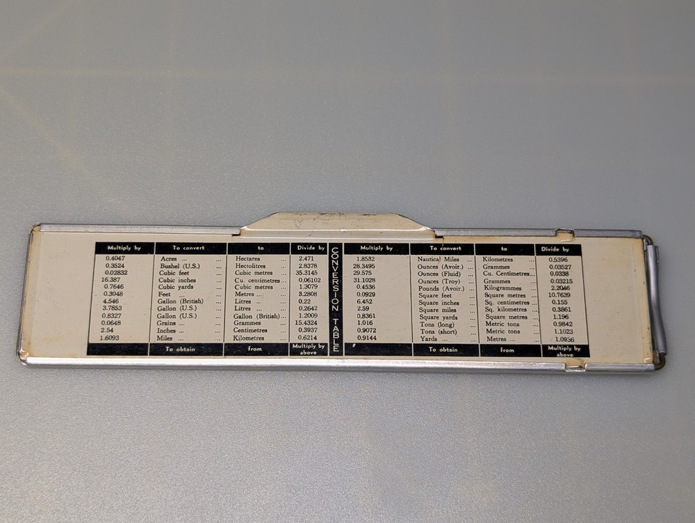 Vintage OMEGA Pocket Adding Machine — Complete w/ Case, Stylus & Instructions