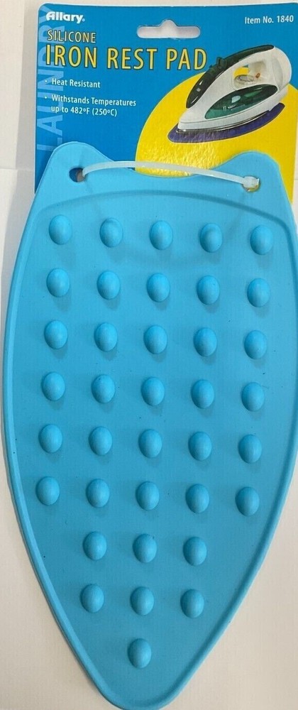 ALLARY #1840 SILICONE IRON REST PAD- LIGHT BLUE