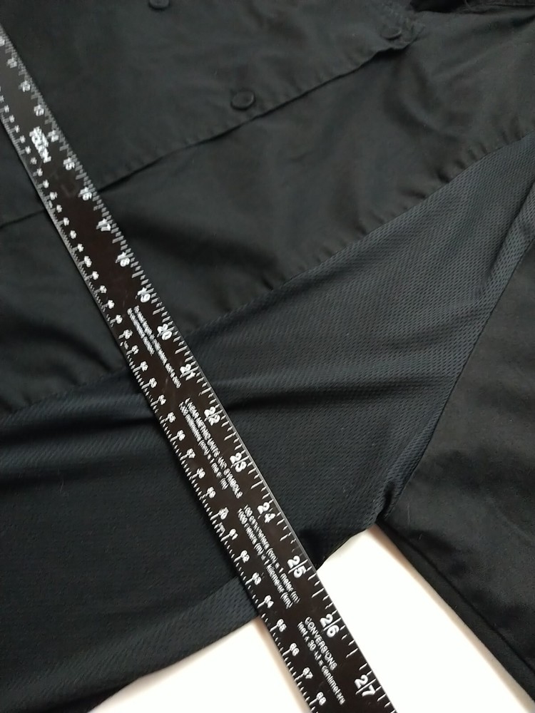 Chef Code Jacket Unisex 2XL Black Short Sleeve Pockets Stretch Comfort