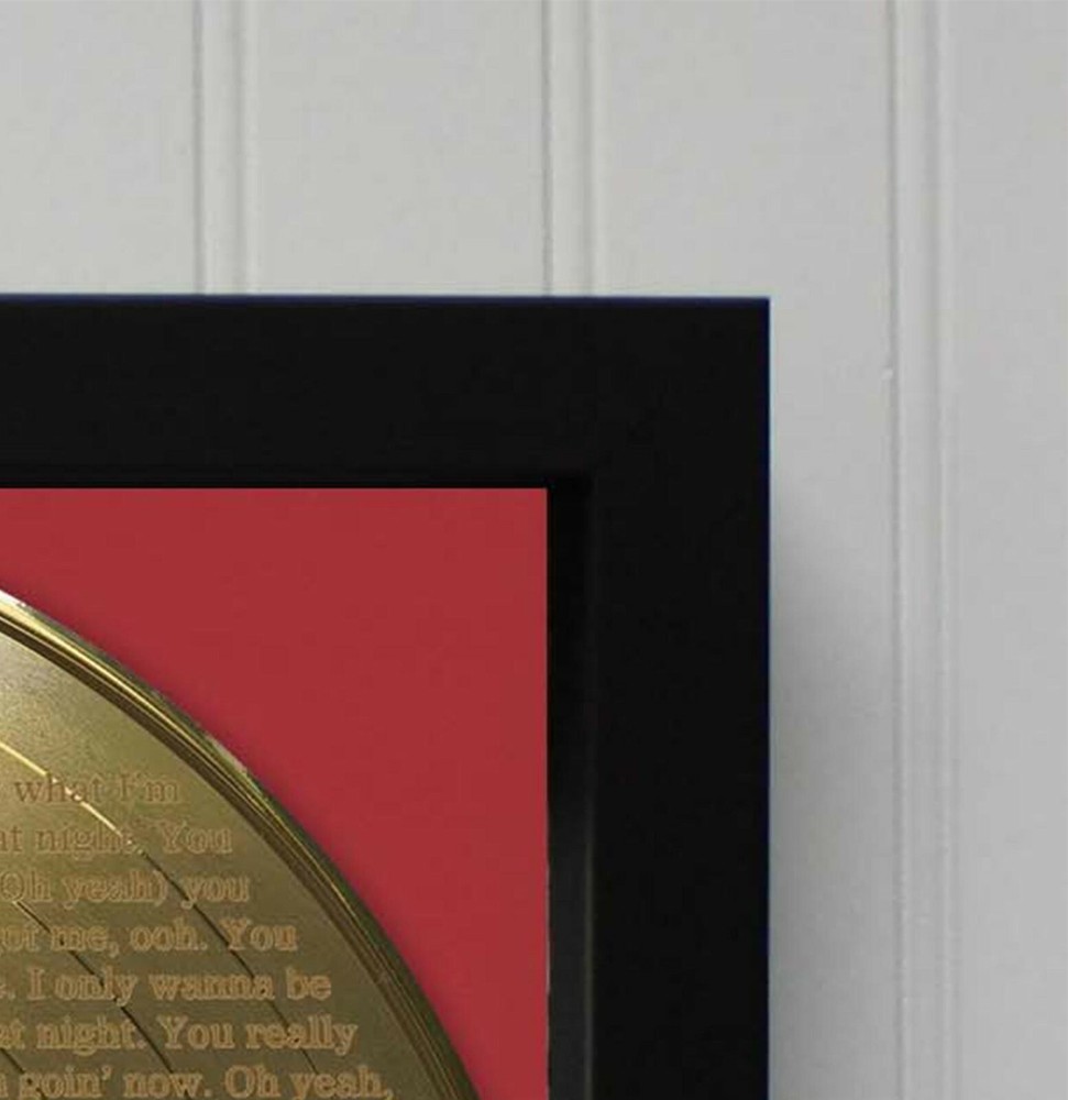 Rick Astley - Never Gonna Give You Up Framed Laser Etched LP Shadowbox