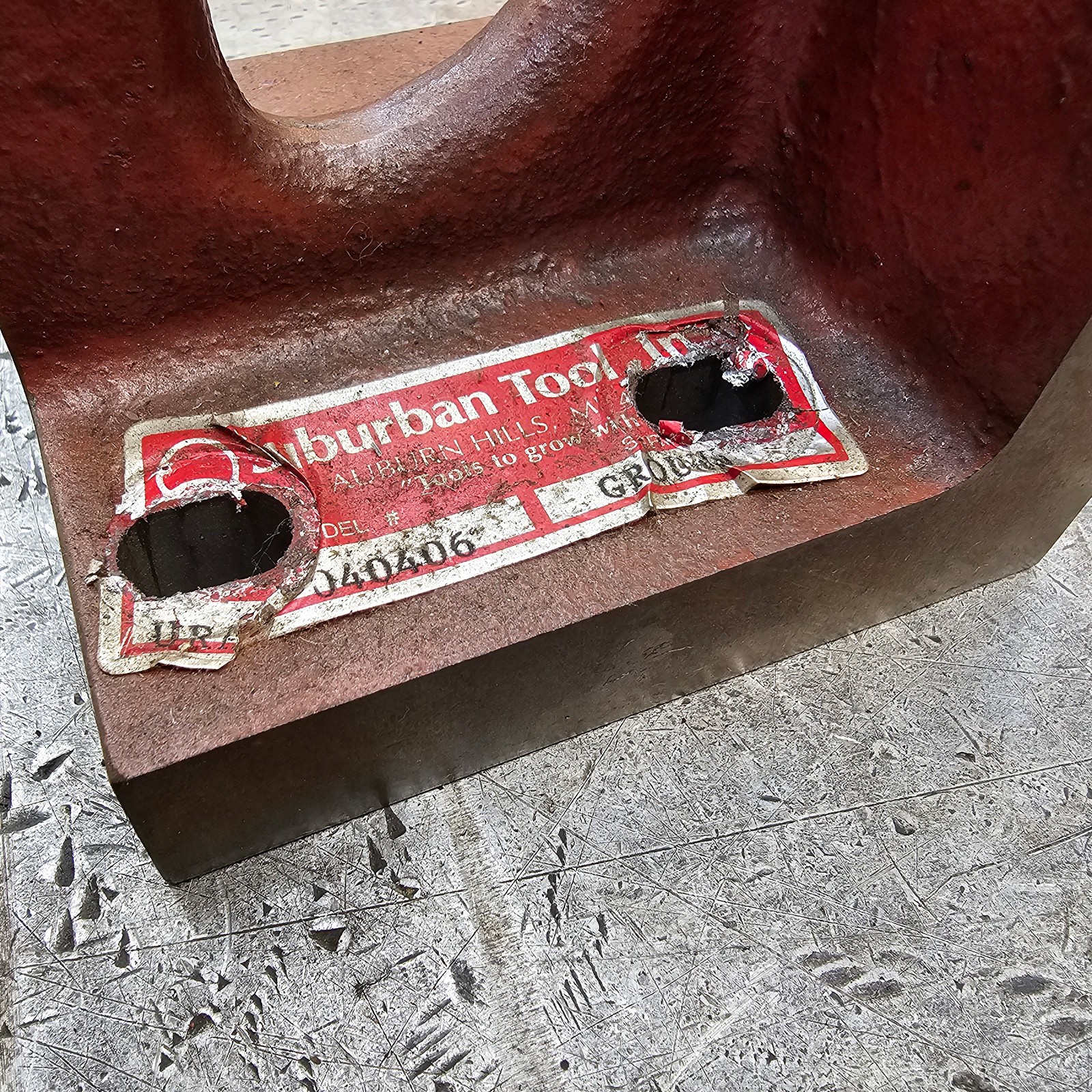 Suburban Tools 4x4x6" Precision Ground Finish Angle Iron Plate URA 040406 #1