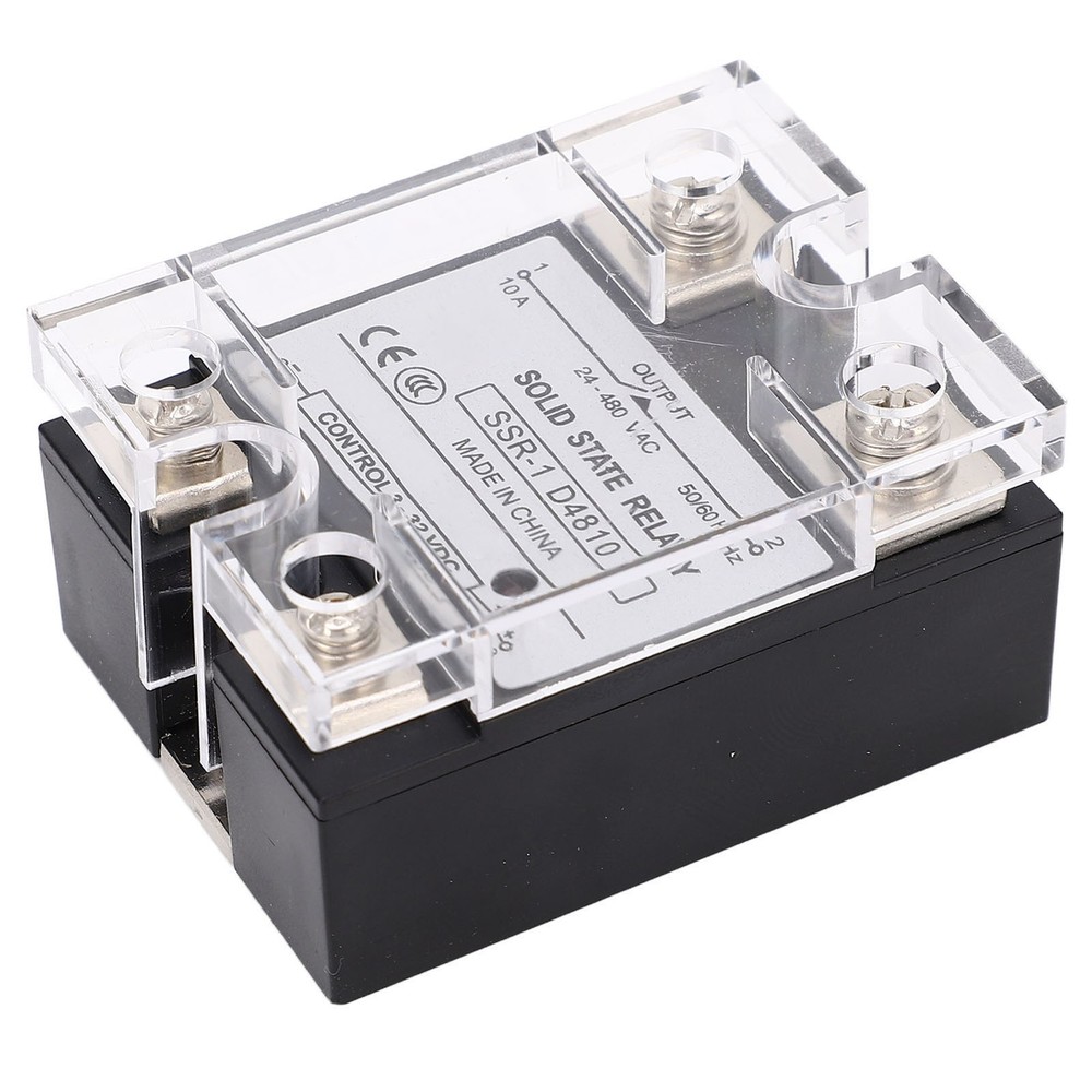10A Solid State Relay DC Control Semiconductor Relay Module 24-480VAC Part