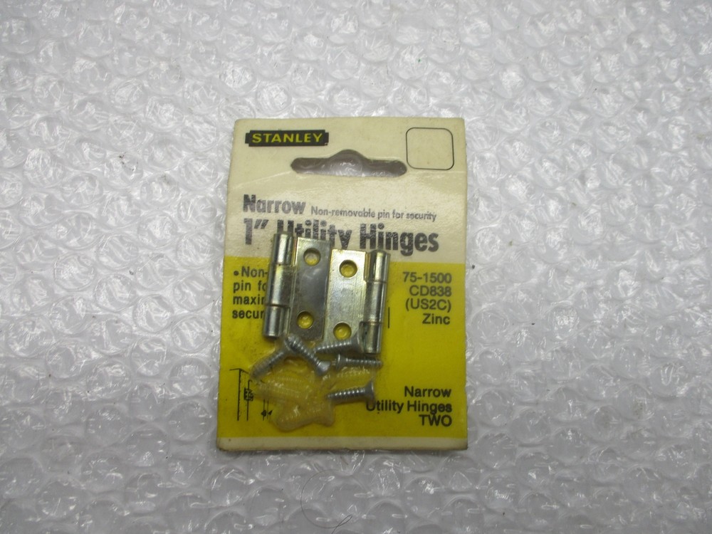 STANLEY 75-1500 CD838 NARRROW HINGES NSMP
