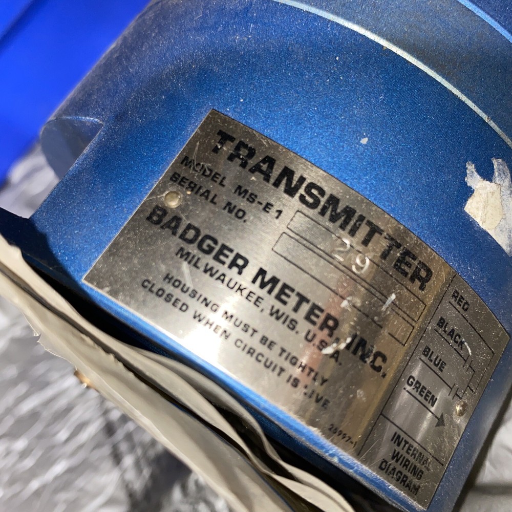 Badger Meter Transmitter Model MS-E1