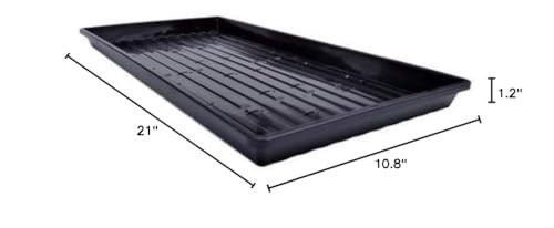 Bootstrap Farmer Microgreen 1020 Trays, Shallow Extra Strength 5 Pack Seed Tray