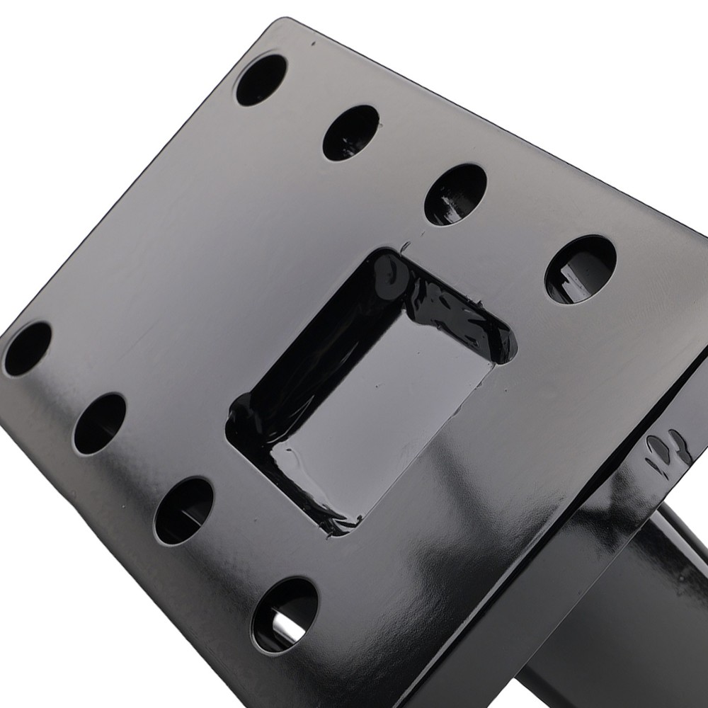 3 Position Pintle Hitch Bracket Adapter for 2" Receiver Adjustable 20000 lbs