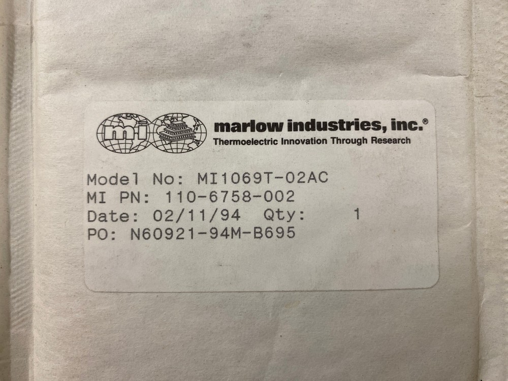 Marlow Thermoelectric Cooler MI1069T-02AC