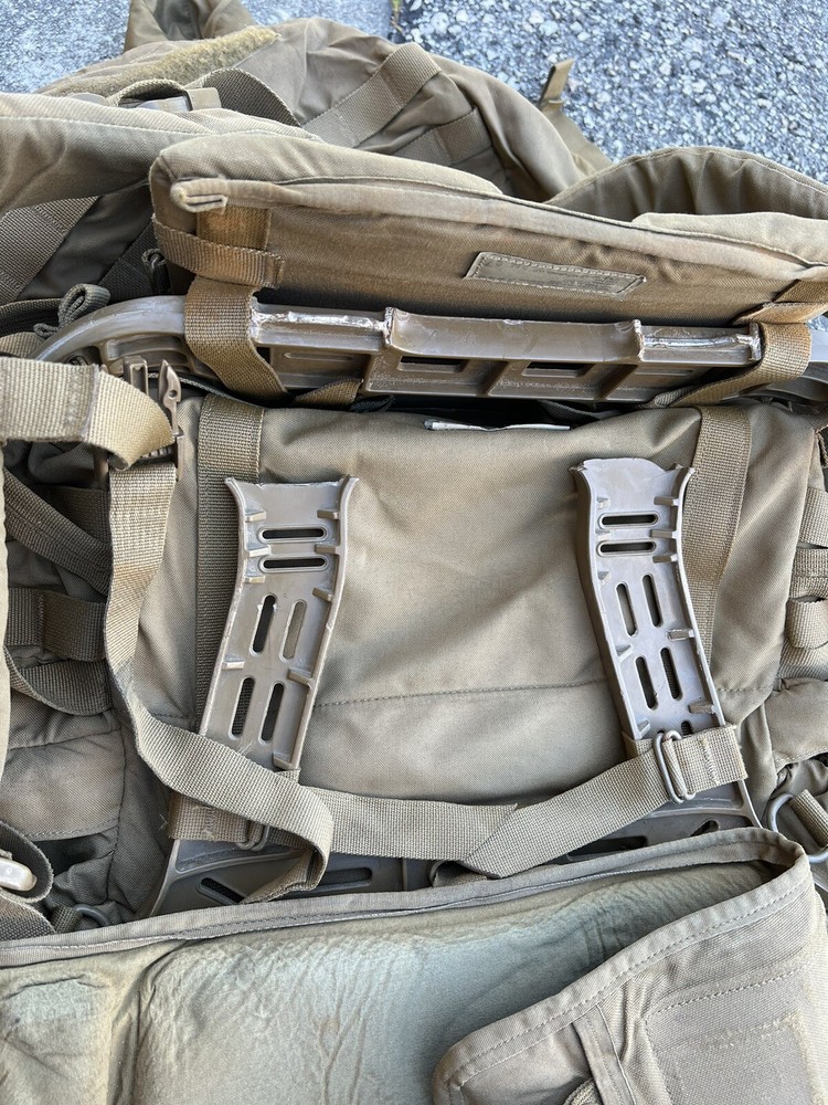 DAMAGED USMC Complete Main Pack FILBE Coyote Backpack Large Rucksack Assault