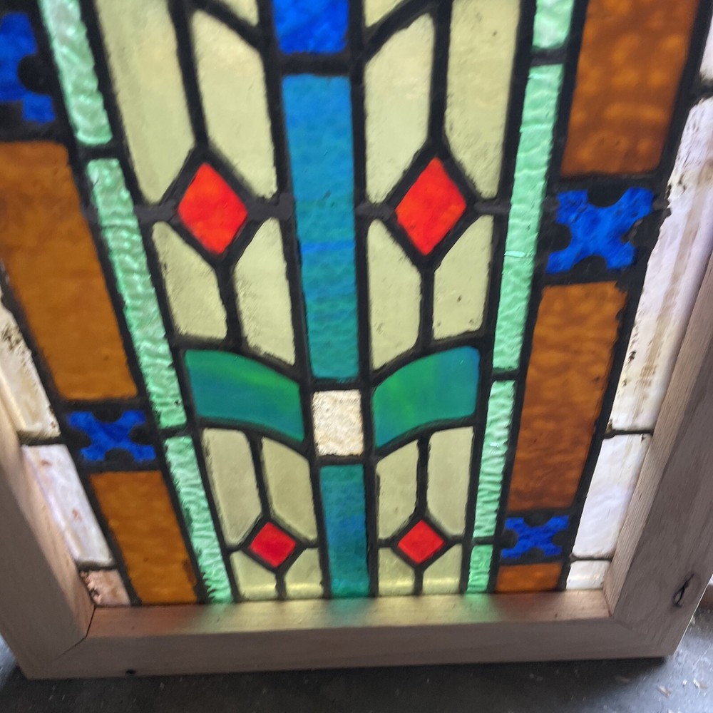 SG4565 Antique Stainglass Window 16 x 23