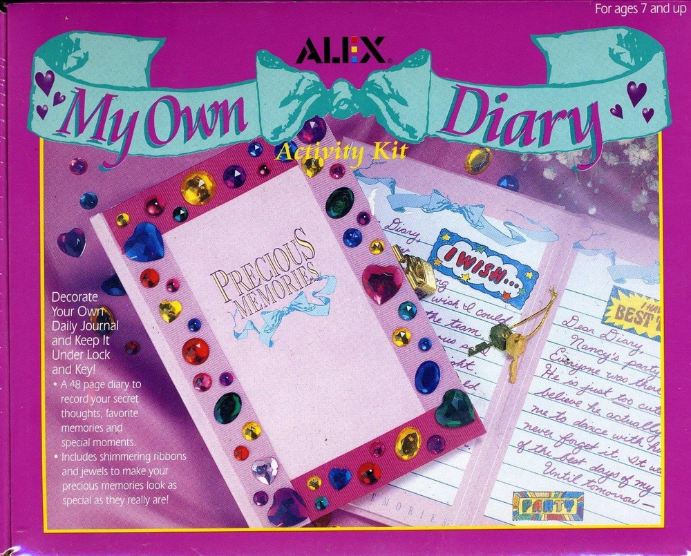 Alex My Own Diary Activity Kit Create A Personal Diary Brand New