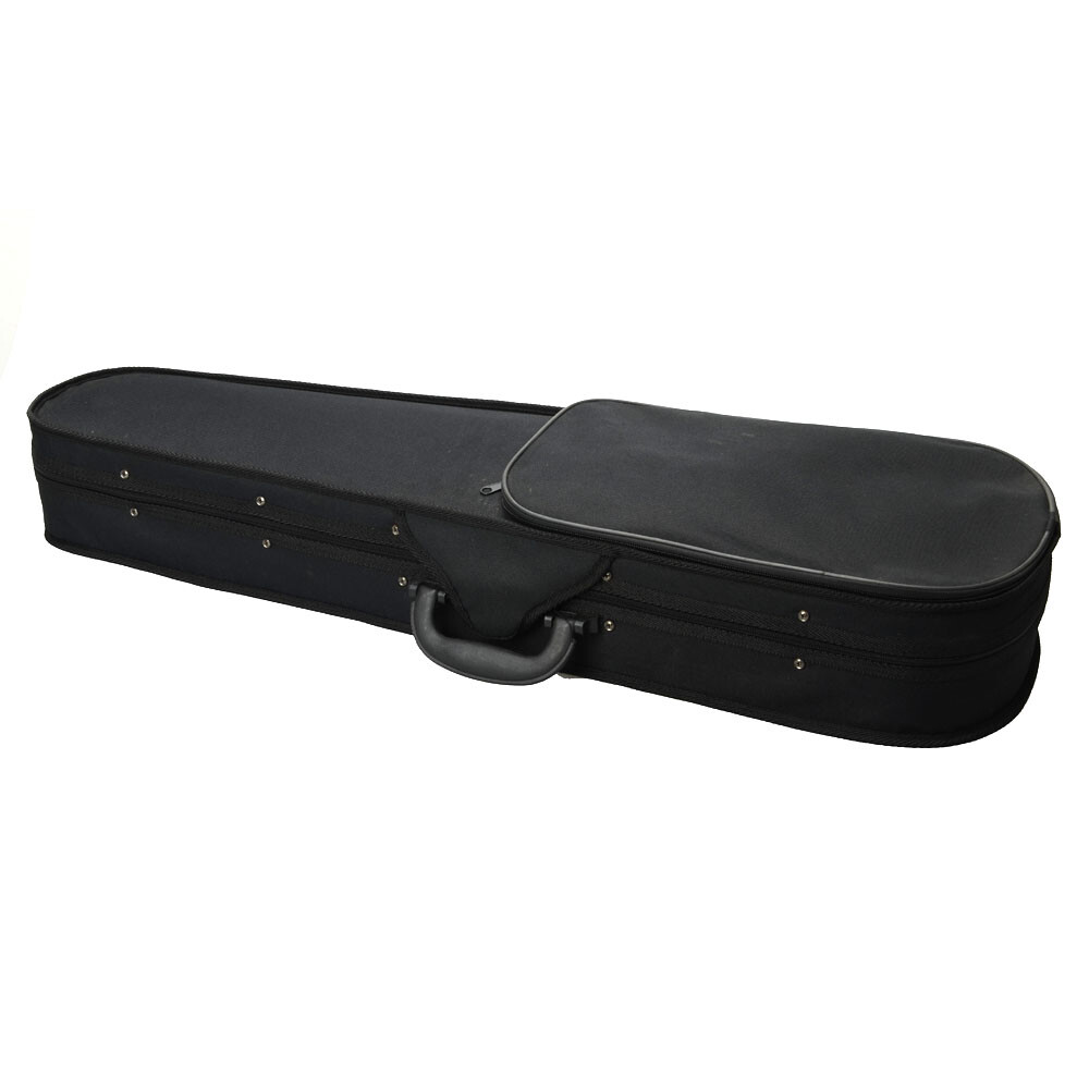 4/4 Full Size EQ Violin with Case Bow Strings Shoulder Rest Tuner Black