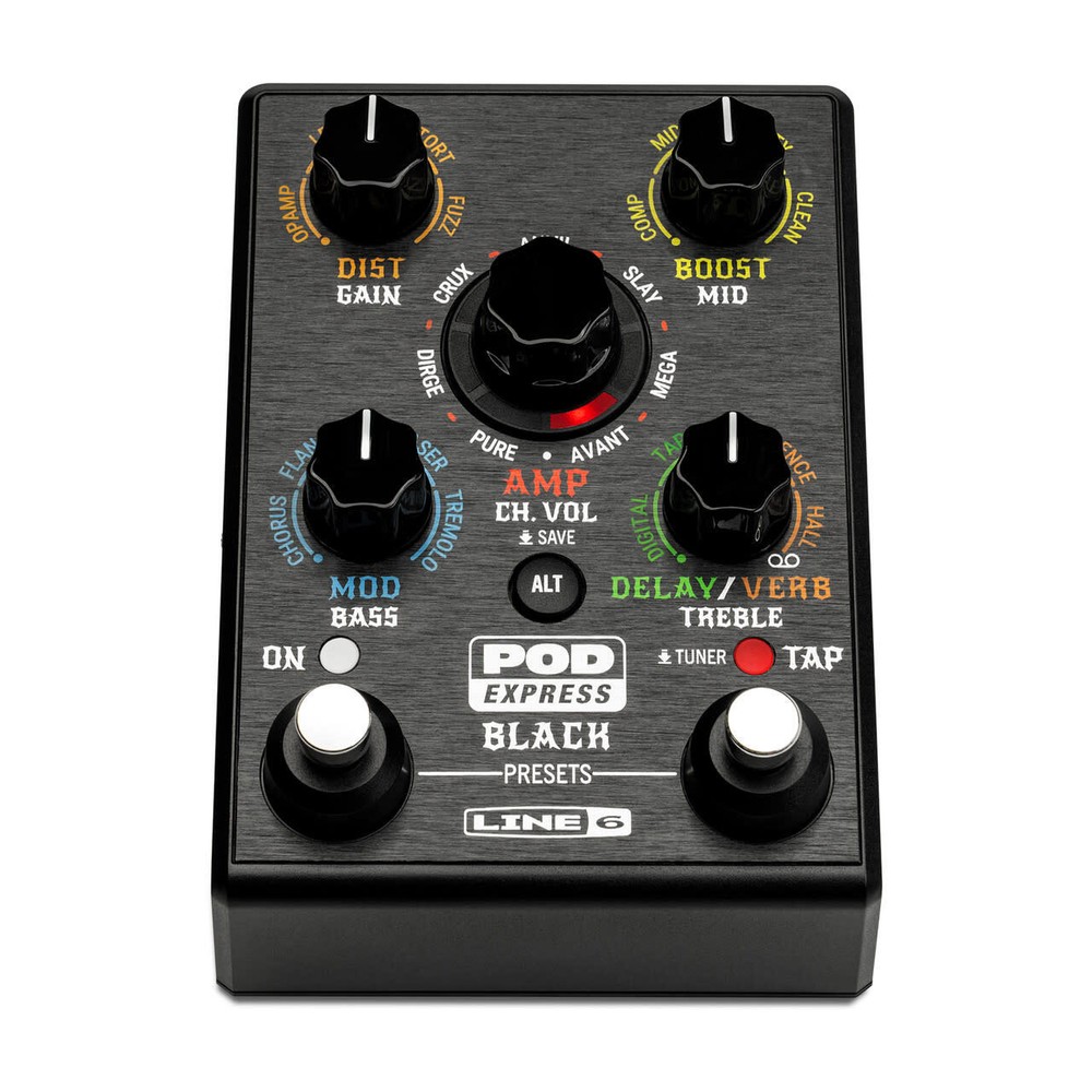 Line 6 POD Express Black Guitar Multi-Effects Processor