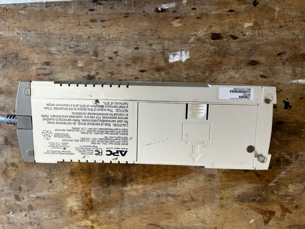 APC Back-UPS BK500M Back Up WITHOUT BATTERY