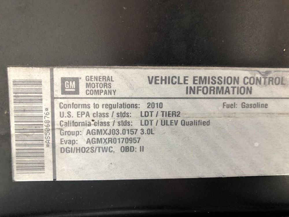 Sun Visor Left Driver Fits 10-14 SRX 961523