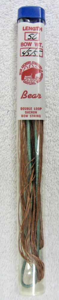 Original Bear Archery Recurve Bow Replacement String 56" Draw Wt. 45/55# Dacron