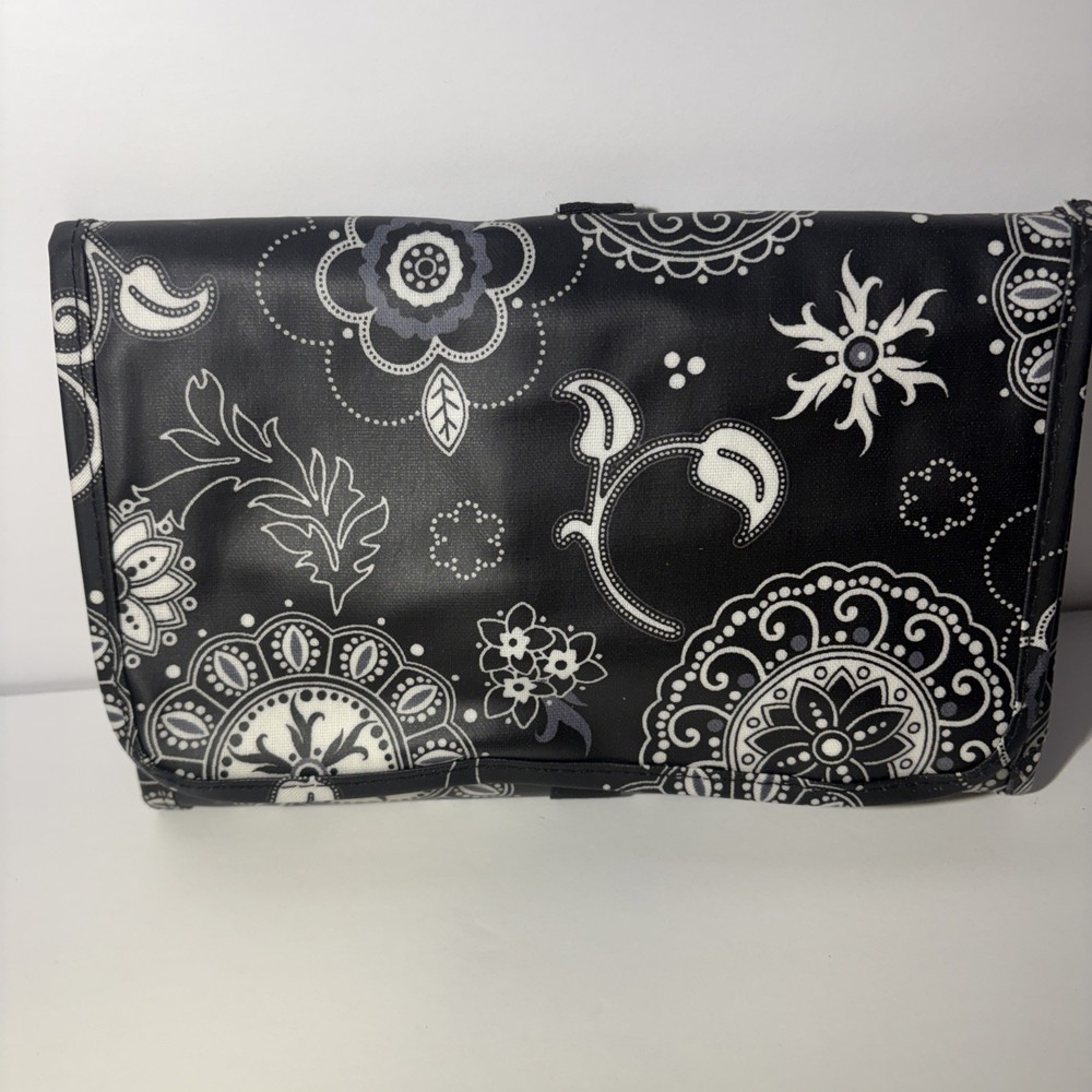 Thirty-One Fold & Go Organizer Planner Trifold Note Pad In Black & White Print