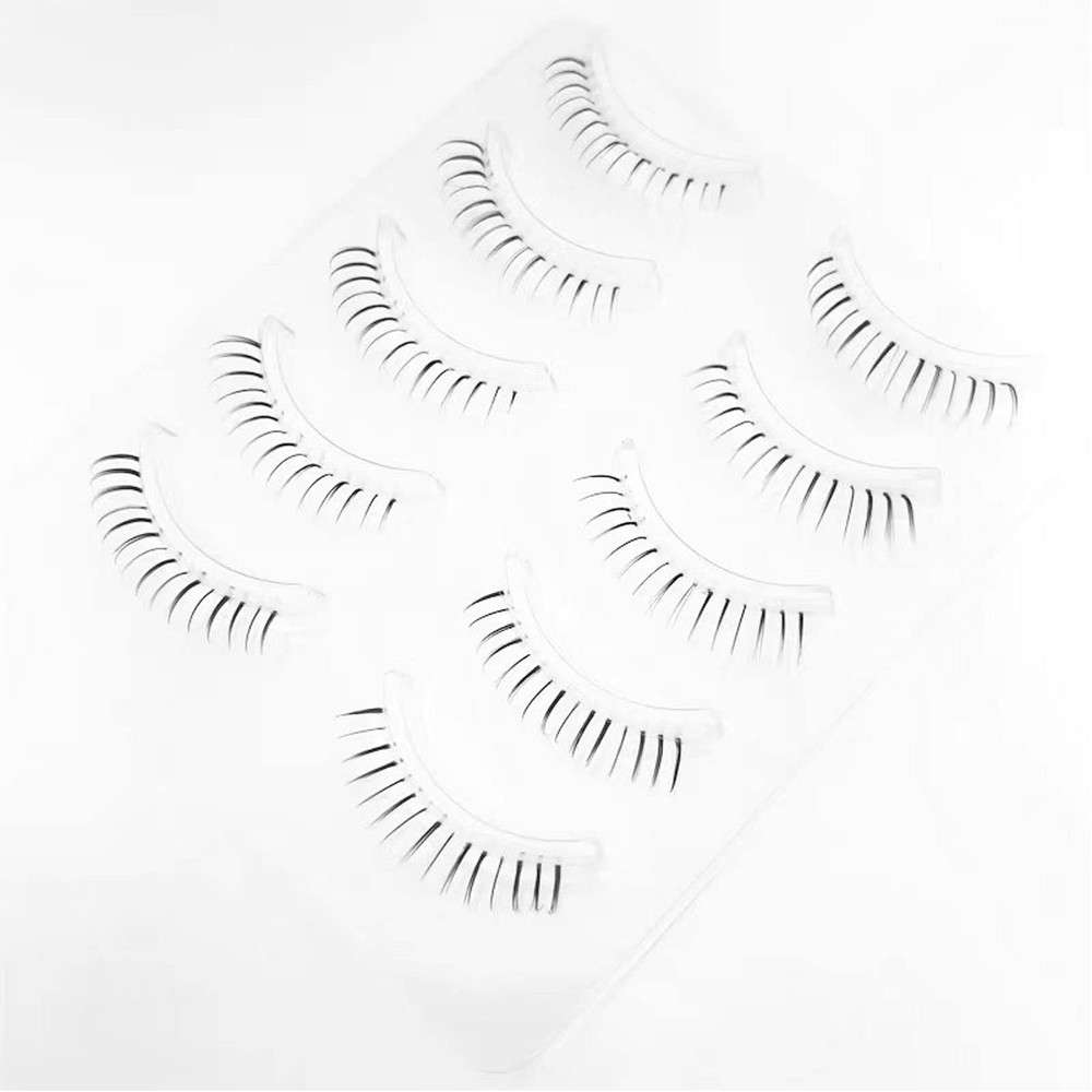 DAODER False Eyelashes Bottom Lashes Natural Look 10 pair (Pack of 1), Black
