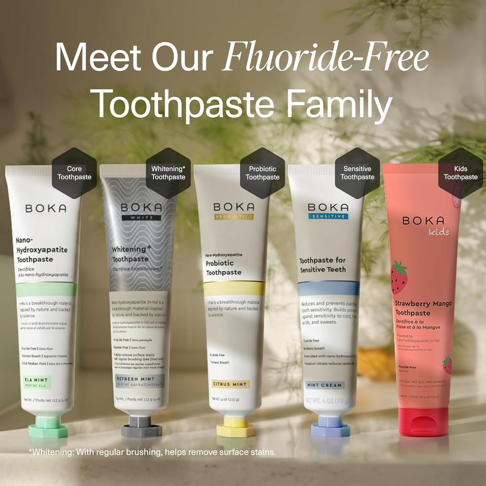 Fluoride Free Toothpaste, Nano Hydroxyapatite Toothpaste, Appropriate for Sensit