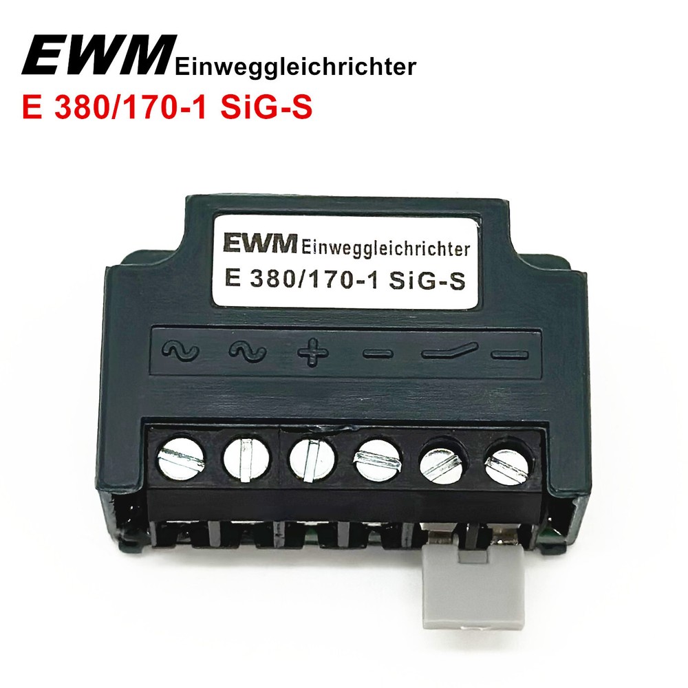 EWM Einweggleichrichter E 380/170-1 SiG-S brake rectifier module