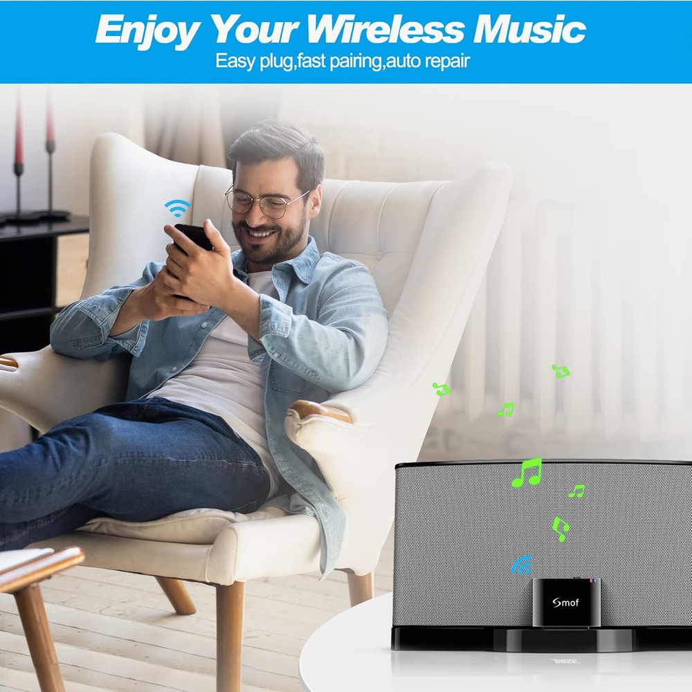 30 Pin Bluetooth Adapter Receiver for Bose Sounddock Ipod Iphone Music Docking S