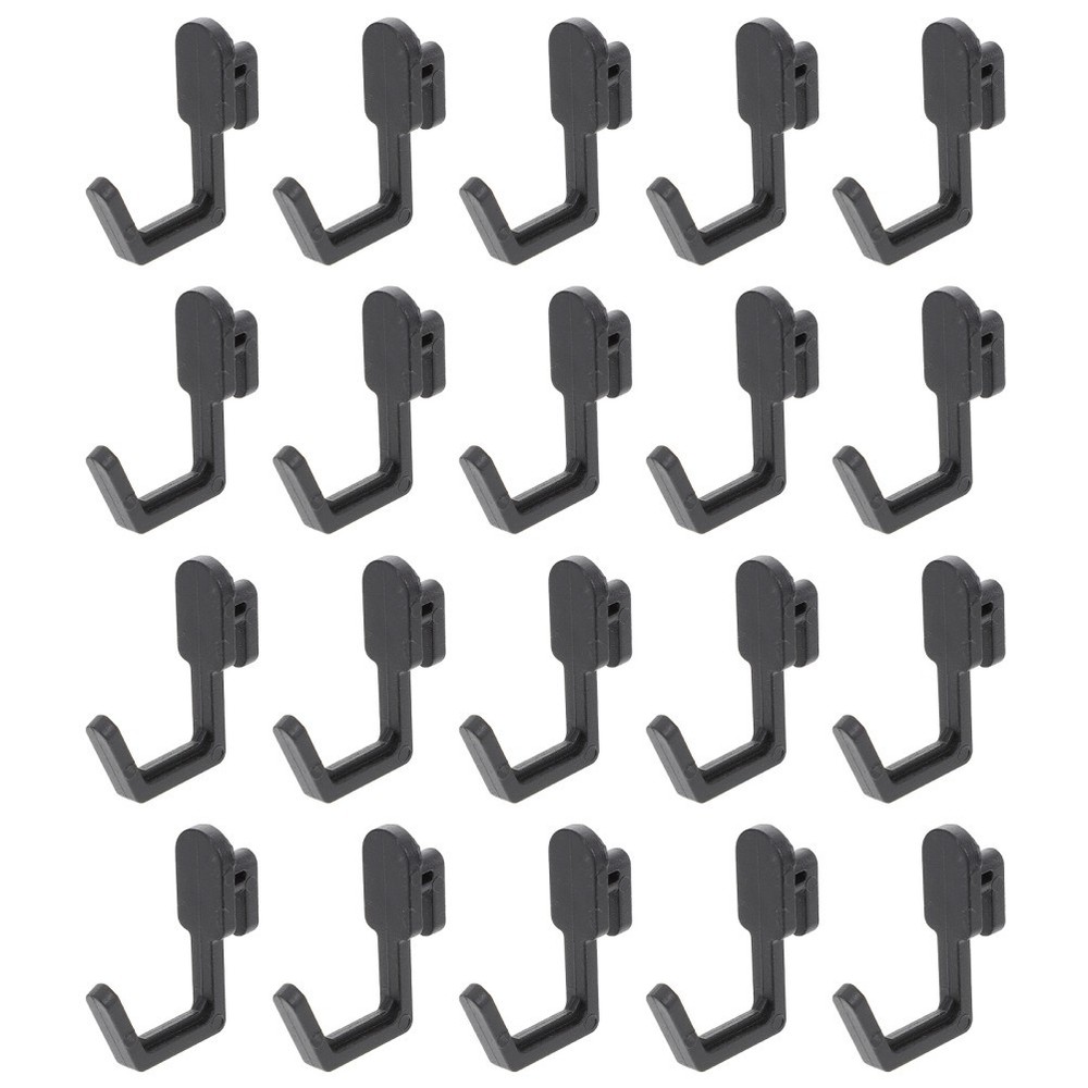 20pcs Peg Board Hook Plastic Display Hook Shelf Hanger Supplies
