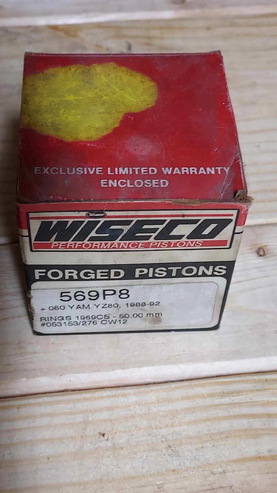 88-92 Yamaha YZ80 Wiseco Piston +.080 Over Size