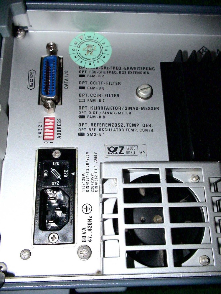 R&S Modulation Analyzer 55kHz-1360Mhz FAM Interference Modulation Frequency Distortion Ps