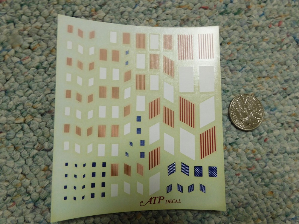 ATP  decals  1/144 American Flags  E112