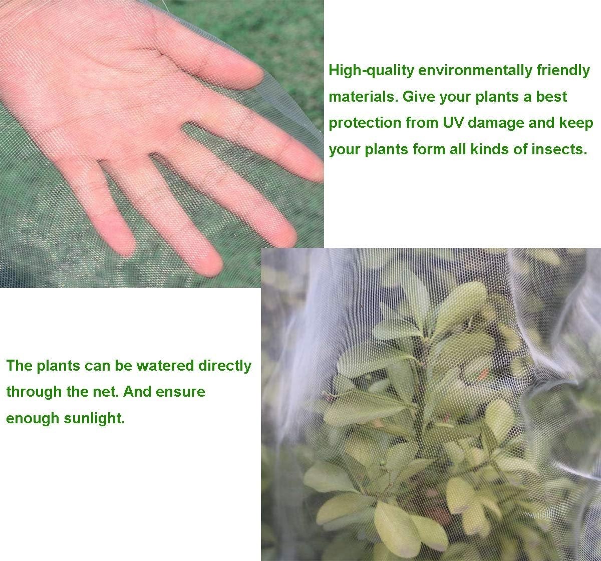 Garden Netting Mesh Netting Plant Cover Vegetable 2 Pack Free Shipping Today