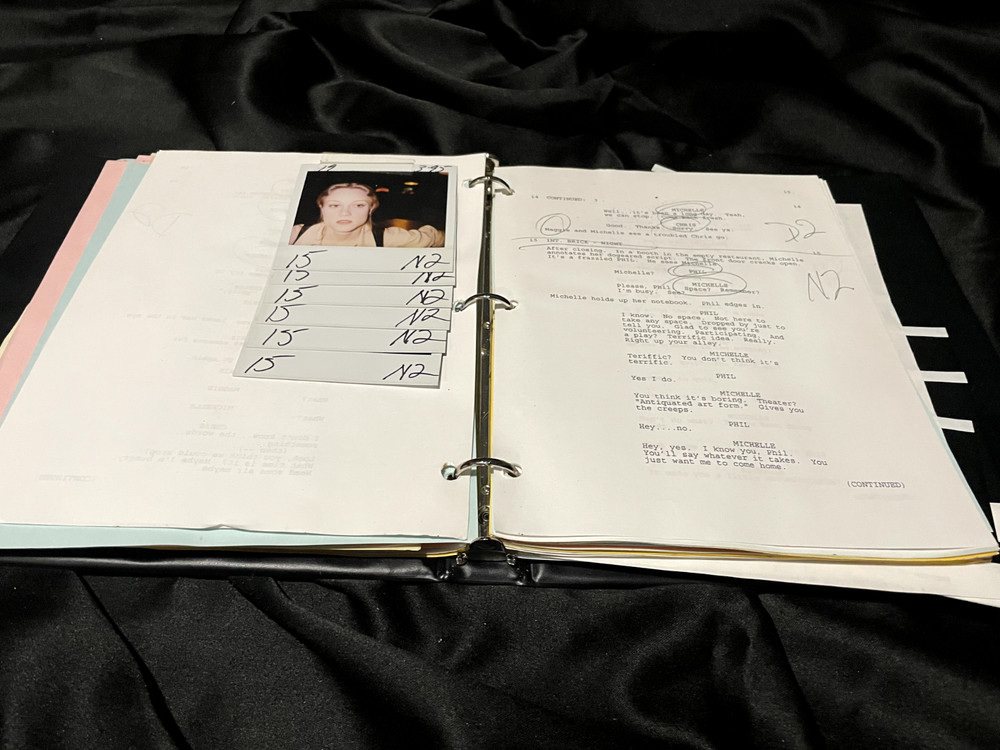 Northern Exposure Script with Cast Polaroids - Buss Stop