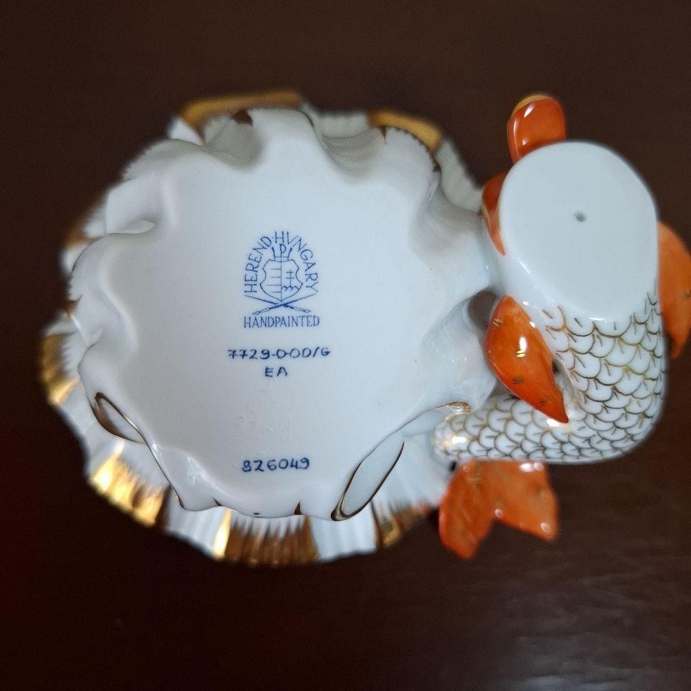 Herend Red Dynasty Ashtray Tray