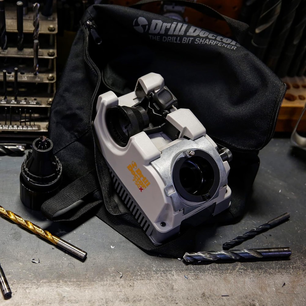 Portable Electric Drill Bit Sharpener - Sharpens 3/32-3/4" with 3