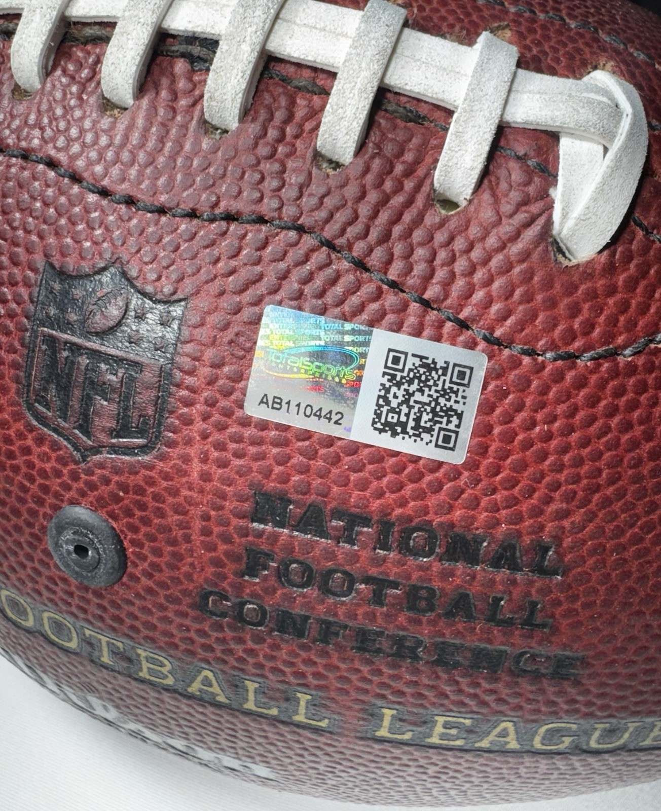Pittsburgh Steelers Troy Polamalu Signed Autographed 2009 Game Used NFL Football