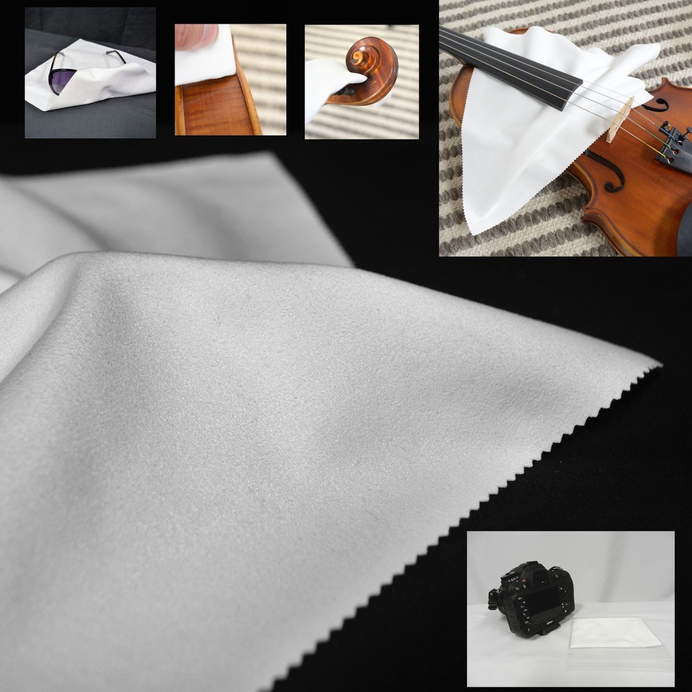 1x Microfiber Square Cleaning Cloth for Instruments, cameras, mobile devices etc