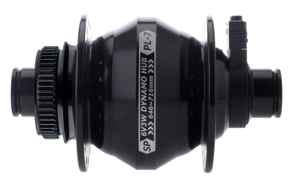 Shutter Precision (SP) hub dynamo (dynohub) PL-7 - QR12 - Centerlock