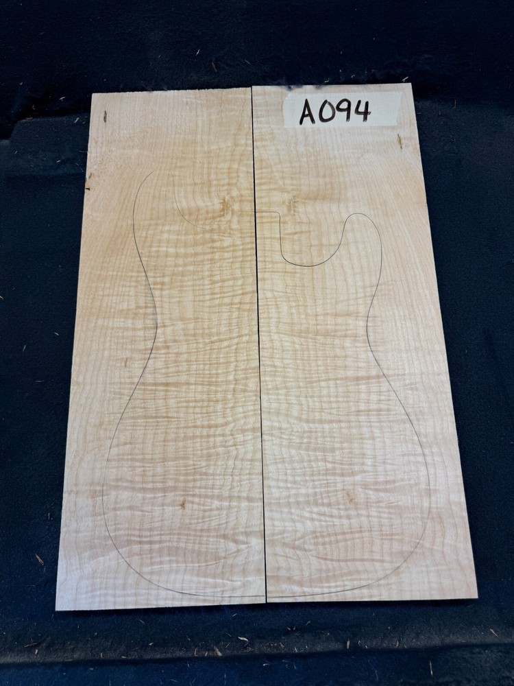 exotic flame figured maple carve-top