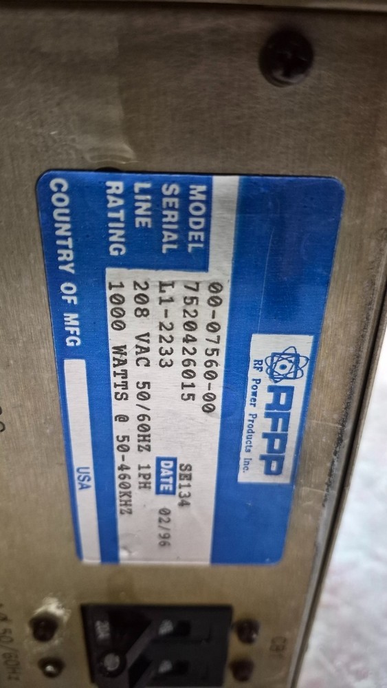 RFPP LF-10 RF Generator