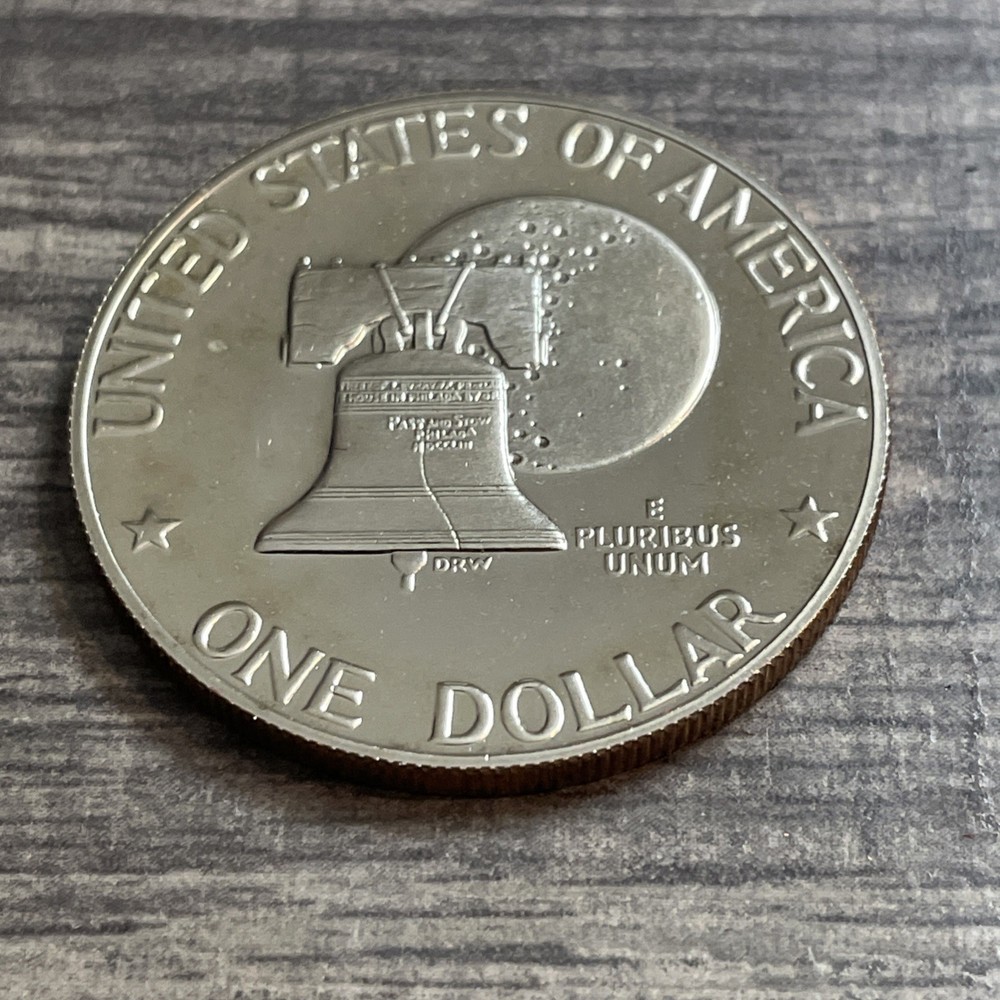1976 S Type 2 Proof Eisenhower Ike Bicentennial Dollar Clad Dcam Gem