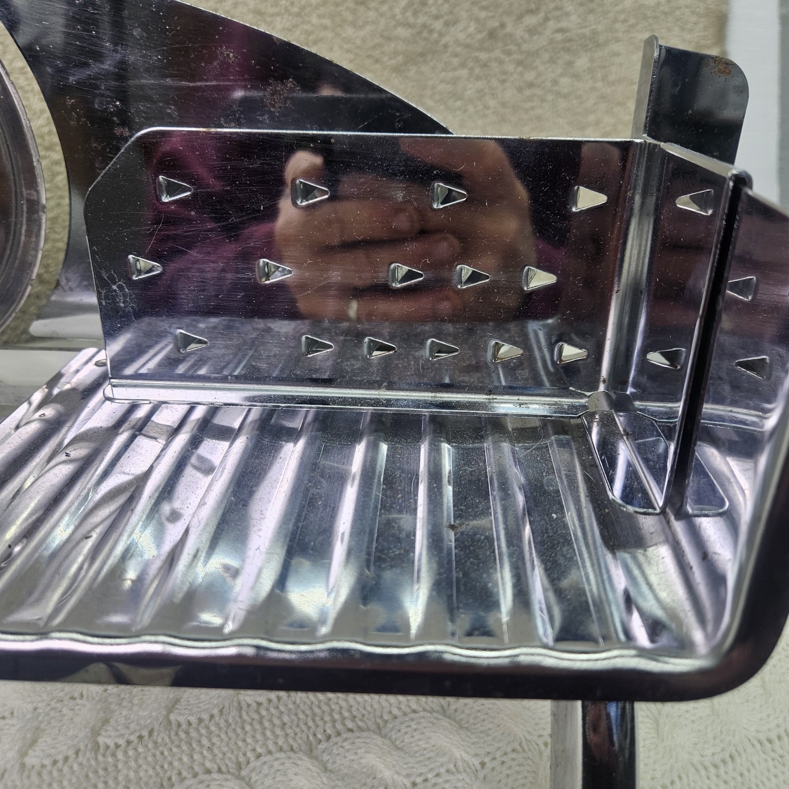 Rival Electric Food Slicer Model 1101E/4 Meat Cheese Deli Slicer Stainless VTG