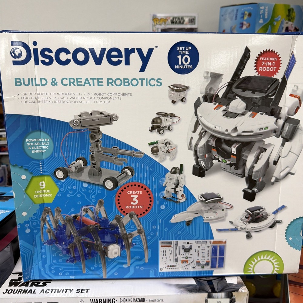 Discovery Build Create Robotics Kit 3 Robots!