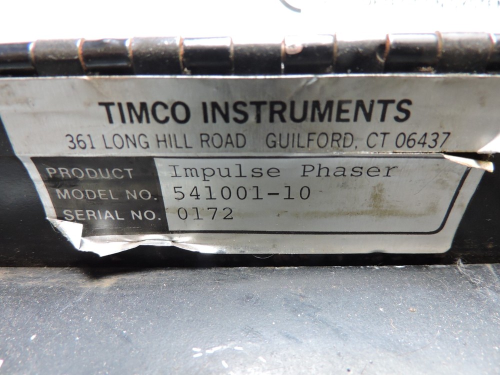 TIMCO Impulse Phaser 541001-10 in case with cables (missing Meter)